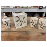 Lenox Holiday Nouveau porcelain Bathroom Set