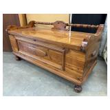 Vintage cedar chest, often referred to as a hope