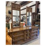 1970s Velero by Drexel Dresser with Double Mirrors