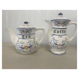 Vintage Ceramic Royal Sealy coffee and tea set