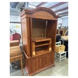 Broyhill Fontana pine TV armoire