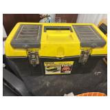 Stanley 19-inch tool box, and 19-inch power tool