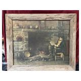 vintage print titled "Solid Comfort" by American
