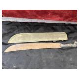 vintage military machete,