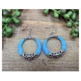 BBJ .925 Sterling Silver & Turquoise Dangle