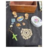 vintage Lane miniature cedar chest With