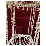 vintage seashell hanging chandeliers or planters