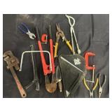 Assorted Tools Including Wrenches, P