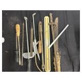 Vintage Tools including Screwdrivers, Tire Gauges