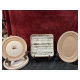 6 pc. Flintridge China Cambria Cocoa dinner plate