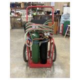Chicago Electric Dual Welding Cylinder Cart