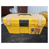 2 Yellow Keter Omega 16" toolbox workforce