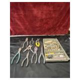 Bundle of vintage Irwin Vise-Grip locking pliers