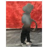 3 pc. freestanding metal silhouette sculptures