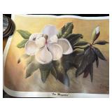 Fine art lithograph print of ï¿½Our Magnoliaï¿½ by