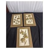 Vintage  Mid-Century Modern metal wall art