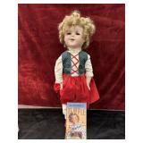 2 pc. Danbury Mint Heidi Shirley Temple p