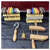 4 pc. SAE or metric T-handle hex key set with