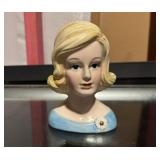 Vintage Napco Lady Head Vase