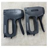 2 Stanley Heavy Duty Staple Guns