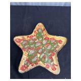Handpainted star plate from Mustard Seed
