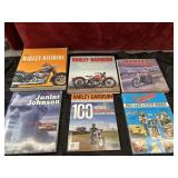 Bundle of Harley Davudon  books.