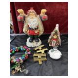 Bundle of Christmas : big Santa clause, stocking
