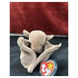 Ty Beanie Baby Batty the Bat plush toy with