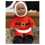 vintage Sugar Loaf Kostume Kids plush Santa doll