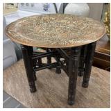 Moorish-style folding table with an intricate
