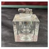 Vintage Crystal Block Lighter Art Deco Style