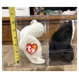 Ty Beanie Baby Chilly the Polar Bear And Waves