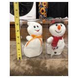 Ty Beanie Baby Snowball the Snowman plush toy And