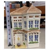 Vintage Avon Townhouse Cookie Jar with Lid