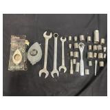 Tools, Chalk Line, Various Wrenches, Socket Set