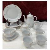 14pc. Vintage Weimar Porzellan porcelain plates