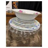 Toscany or Bohemia lead crystal serving tray