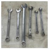 6 Steel Wrenches Hand Tools