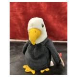Beanie Babies "Baldy" the Bald Eagle plush toy,