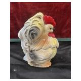 1970s Hand-Painted Rooster Cookie Jar