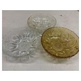 3 Vintage clear glass bowl, in the Anchor Hocking