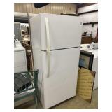 White Kenmore top-mount refrigerator