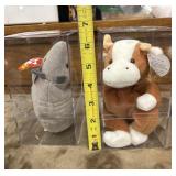 Ty Beanie Babies Bessie the Cow plush toy, And Ty