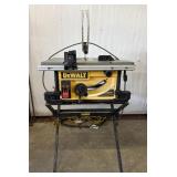 DEWALT Compact Job Site Table Saw, Works