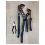 Collection of channel locks and adjustable