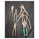 Vintage Pliers, Tin Snips, Assorted