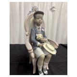 Lladro "All Dressed Up" porcelain figurine from
