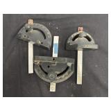Various types of table saw miter gauges designed