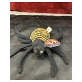 vintage Ty Beanie Baby Spinner the Spider plush