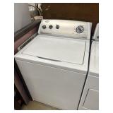 White Whirlpool top-load washing machine